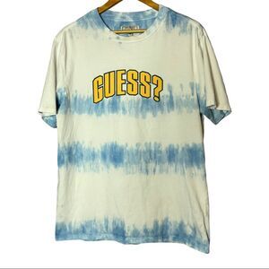 Vintage GUESS Tie Dye Graphic Tee T-Shirt Men's size Small S
